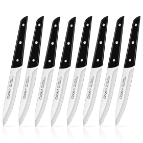 Steak Knife, 8Pcs Steak Knife Set Stainless Steel Serrated Steak Knife Amazon Platform Banned