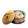 WILLART Teak Wood Hot Pot Tortilla Chapati Casserole Box