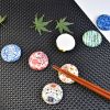 Ceramics Painted Chopstick Rest Sushi Chopstick Holder Tableware Stand Rack, 8Pcs