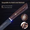 9 Inch Bread Knife Serrated Edge High Carbon Stainless Steel Forged Cutter for Homemade Crusty Bread  (Amazon Platform Banned)