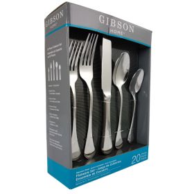 Gibson Home Classic Manchester 20-Piece Flatware Set