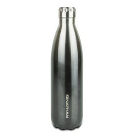 NATHAN Chroma Double-Walled Insulated Stainless Steel BPA Free Water Bottle 25oz, Charcoal