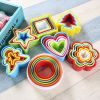 5Pcs Fondant Cake Cookie Sugarcraft Cutters Decorating Molds Tool Set Kitchen Supplies