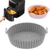 1/2 pcs Air Fryer Silicone Pot; Reusable Air Fryer Liners; Silicone Air Fryer Basket; Food Safe Air Fryer Accessories