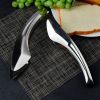 Food Serving Tongs Stainless-Steel Premium Metal Ergonomic