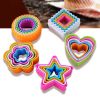 5Pcs Fondant Cake Cookie Sugarcraft Cutters Decorating Molds Tool Set Kitchen Supplies