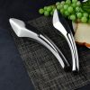 Food Serving Tongs Stainless-Steel Premium Metal Ergonomic