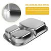 1.5L 40W Electric Heating Lunch Box Food Warmer Stainless-Steel Container Portable Food Heat Up for Office, Home, or Travel